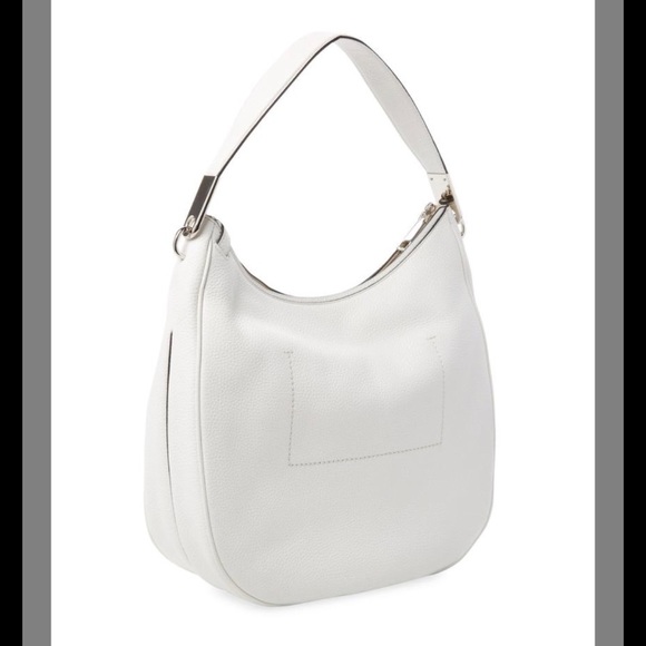 😍 NWT MARC JACOBS Pike Place Leather Hobo White - Picture 4 of 8